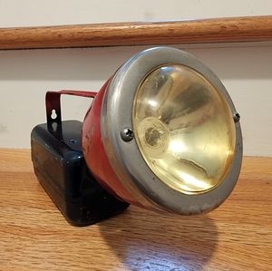 Vintage 1950s Lantern Flashlight Folk Art Conversation/Statement Piece Man Cave
